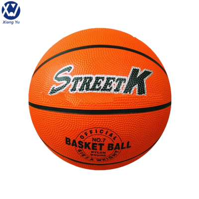 best quality non-toxic rubber basketball ball size 1/2/3/5/6/7 for sale