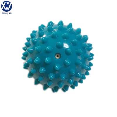 10cm PVC mini inflatable spiky foot massage ball for physiotherapy