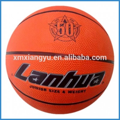 cheap orange rubber basketball size 5