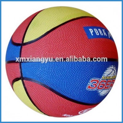 small size hard rubber basket balls for young